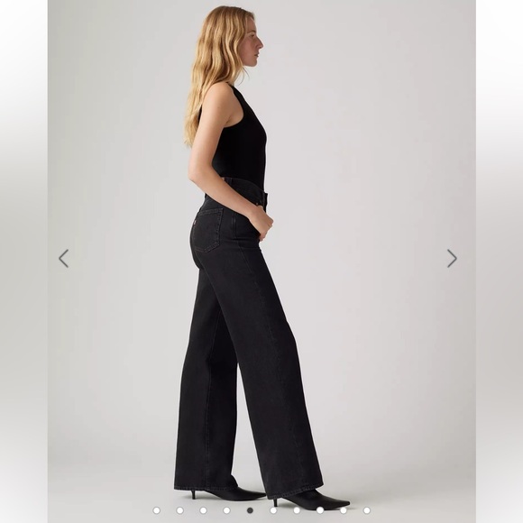 Levi's® Premium RIBCAGE WIDE LEG WOMEN'S JEANS Size 24 - Picture 11 of 12